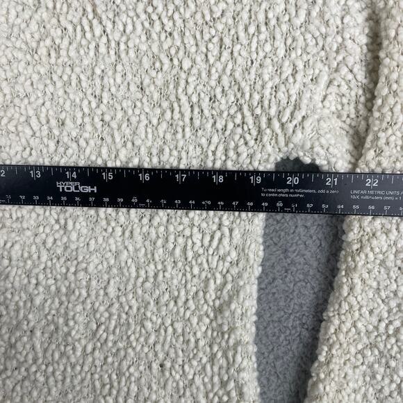 Mossimo Supply Co Women's Small White Nylon Long Sleeve Cardigan with Pockets - Picture 7 of 10